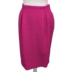 Robin Sinkler Textured  Pencil Skirt Pink